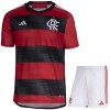 Officiële Voetbalshirt + Korte Broek Flamengo Thuis 2023-24 - Kids